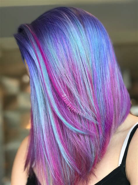 Unicorn hair dye sea witcj